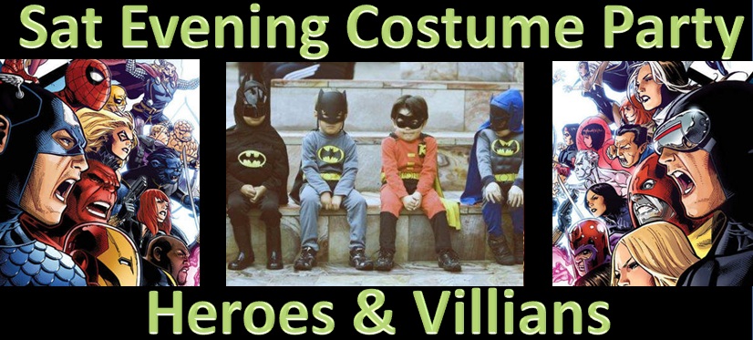 Description: Heroes and Villians Costume After Party